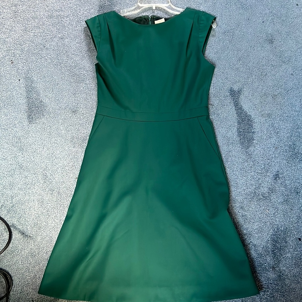 Beautiful Green J Crew Dress.